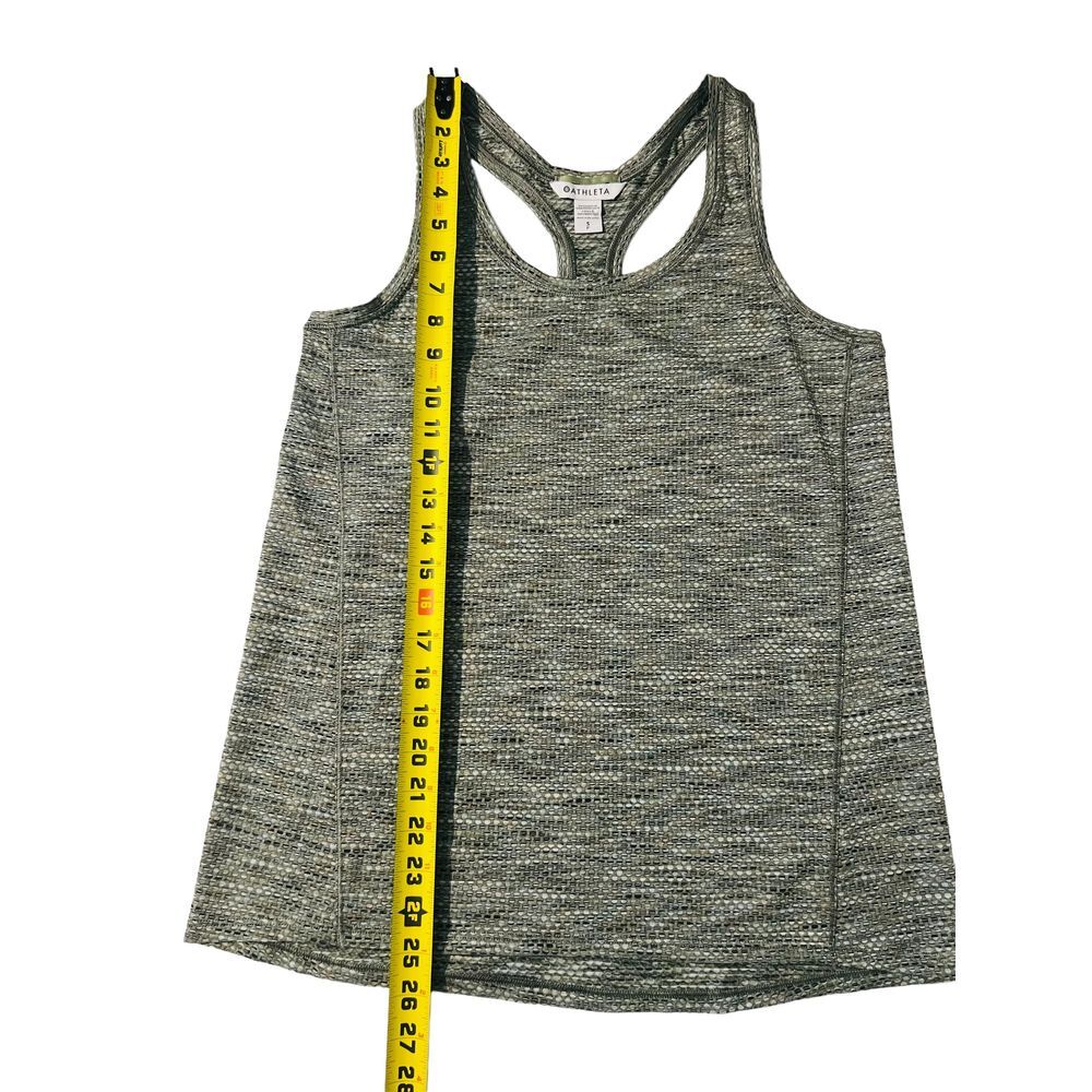 Athleta Racerback Mesh Tank Top‎ Workout Exercise Wear Size Small Petite - Picture 4 of 6